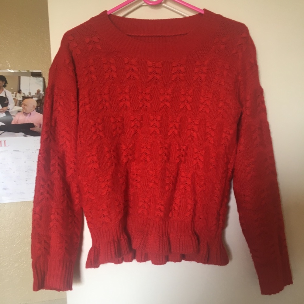 Red long sleeve